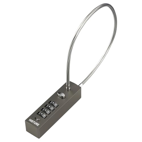 Outdoor Fence Gate Lock Locker - Bike, Cable Chain, Combination Locks - color: Gray