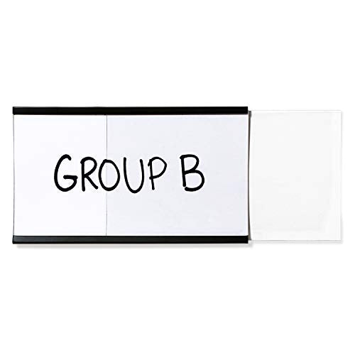 SmartSign Magnetic 'C' Channel Label Holders | 2.5" x 4" Pack of 10 - size: 2.5" x 4"