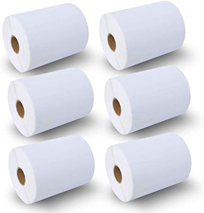 BETCKEY 4" x 6" (102 mm x 152 mm) Shipping Thermal Label, 6 Roll/1500 Label - color: 06-rolls (1500 Labels)