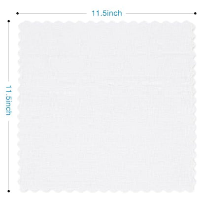 Orighty Microfiber Cleaning Cloth - 24 Pack, White Cleaning Rags 12x11 inch - color: White, size: 24 Pack
