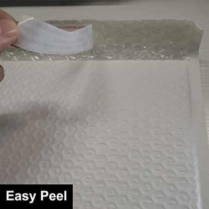 9527 Product Self Sealing Poly Bubble Mailers 9.5"x 13.5" Padded Shipping Envelopes 25Pcs - color: White, size: 9.5"x13.5"|25Pcs