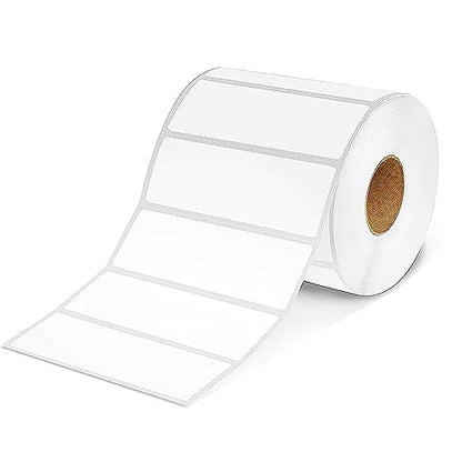 1×3 Inch White Removable Thermal Labels,Waterproof Thermal Label Stickers,600 Sheets per Roll with Perforated Lines - color: White, size: 1×3 inch