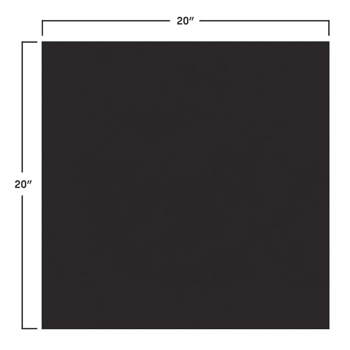 Beistle Black Tissue Paper Sheets – 96 Pack, Bulk Square Craft Tissue, Gift Wrapping for Bags, Boxes, DIY Crafts, Packaging Filler for Retail Displays, Shipping, Parties & Decorative Use, 20” x 20”