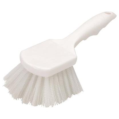Sparta Nylon Utility Scrub Brush, 8 Inch, White - color: White/White