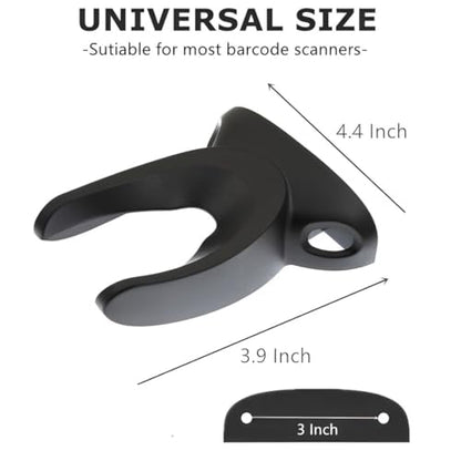 Universal Scanner Holder,Barcode Scanner Holder,Barcode Reader Bracket Wall Mount Fit for Zebra Symbol LS2208 DS2278 LI4278 Most Barcode Scanners, with Screws (Holder-B1) - color: Holder-B1