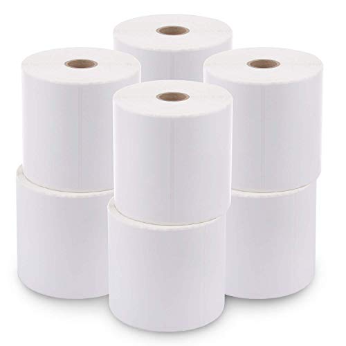 enKo 4 x 6 in 8 Rolls | 3600 Perforated Direct Thermal Shipping Labels - size: 8 Rolls - 3,600 Labels, style: Rolls (450 Labels/Roll)