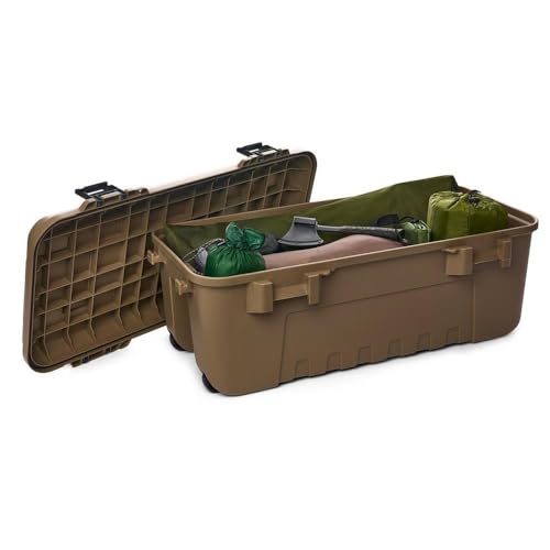 Plano Storage Trunks - color: Desert Tan, style: Large - 1 pack