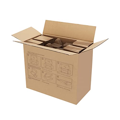 PHAREGE 50 Pack 6x4x3 inch Small Shipping Boxes, Brown Mailing Boxes - color: Brown, size: 6x4x3 inch 50 Pack