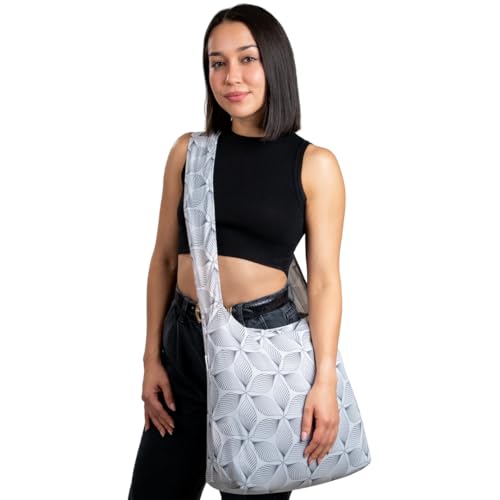 Nanobag Sling 19L Foldable Packable Crossbody Grocery Bag for Men & Women - color: Petaline