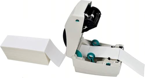 9527 Product 4" x 6" Zebra Fanfold Direct Thermal Shipping Labels,2 Stacks, 4000 Labels White, Perforated (2,000 Label per Stack) - color: White, size: 2 Stacks | 4000 Labels
