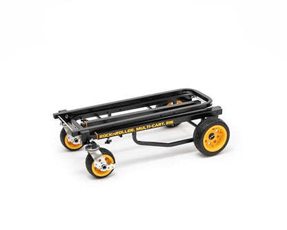 Rock-N-Roller R16RT (Max Wide) 8-in-1 Folding Multi-Cart/Hand Truck/Dolly/Platform Cart/34" to 52" Telescoping Frame/600 lbs. Load Capacity, Black - style: R16RT
