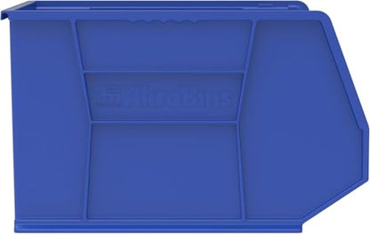 Akro-Mils 30270 AkroBins Plastic Storage Bins, 18"x16"x11", Blue, 3-Pack - color: Blue