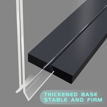 Acrylic Sign Holder 8.5 x 11 Plastic Sign Holder, 2 Pack, T Shape Clear Table Top Holders, Double Sided Paper Desktop Display Stand, Horizontal Ad Frames, Flyer Document, for Store, Office, Horizontal