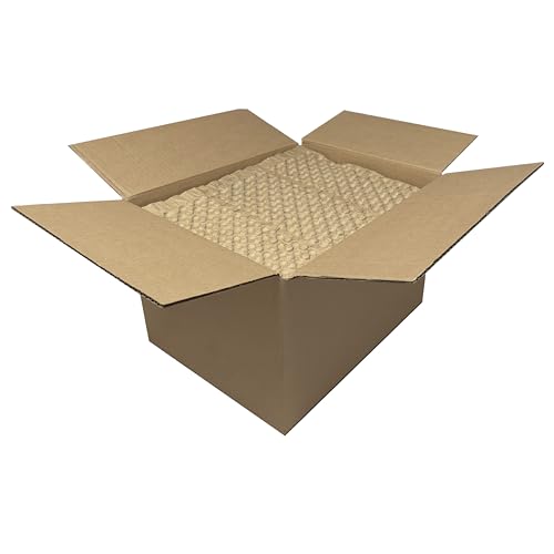 Bubble Paper Sheets., Pack of 9000/1 pallet, Double Sheets/23"x15", Packing Paper For Moving, Packing Or Storing Delicate Items, Eco Cushioning Wrap, Alternative to Plastic Bubbles - size: Double Sheets/23"x15"
