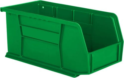 HE HUDSON EXCHANGE 11" x 5.5" x 5" (6 Pack) Plastic Stackable Storage Bin, Green - color: Green, size: 6 Pack