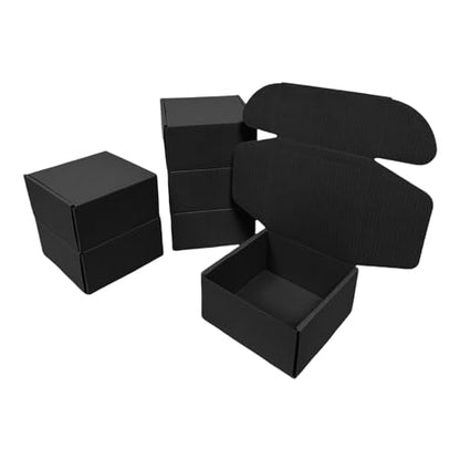 20 Pack 9.8x9.8x4 in Black Shipping Boxes - color: Black, size: 9.8x9.8x4 in