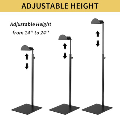 3 Pack Purse Display Stand,Black Handbag Display Stand,Adjustable - color: black