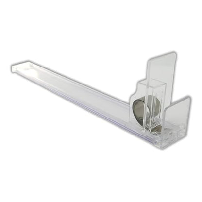 Auto Feed Shelf Product Pusher Kit, Adjustable Width Merchandise Pushing System (1, 12" Kit) - [4 Shelf Pushers + 5 Dividers] - size: 12" Kit