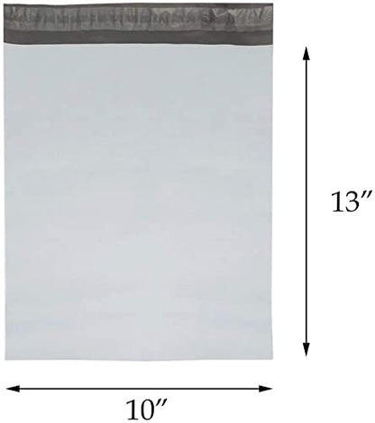 9527 Product Poly Mailers Envelopes Shipping Bags Self Sealing,10"x13", 8000 Bags - color: White, size: 10"x13"|8000Pcs