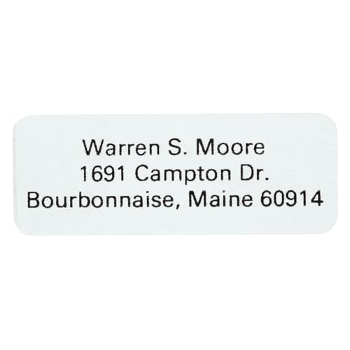 Custom Self-Stick Address Labels 200 - White - color: White