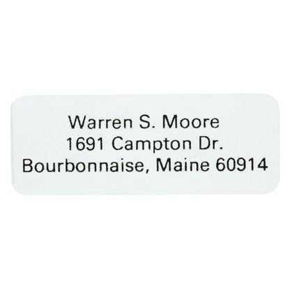 Custom Self-Stick Address Labels 200 - White - color: White