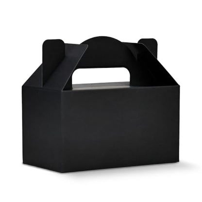 Aosric Small Black Gable Boxes 3.5 x 3.5 x 6.3 In, 30 Pack - color: Black