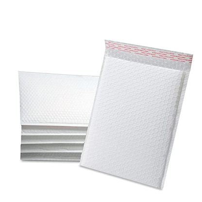 9527 Product Self Sealing Poly Bubble Mailers 9.5"x 13.5" Padded Shipping Envelopes 25Pcs - color: White, size: 9.5"x13.5"|25Pcs