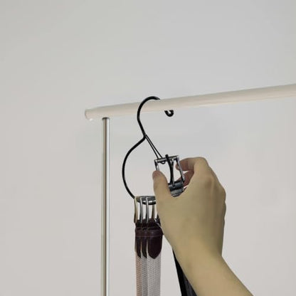 4Pack Belt Hanger Closet Organizer for Belts,Ties,Scarves Storage Accessory