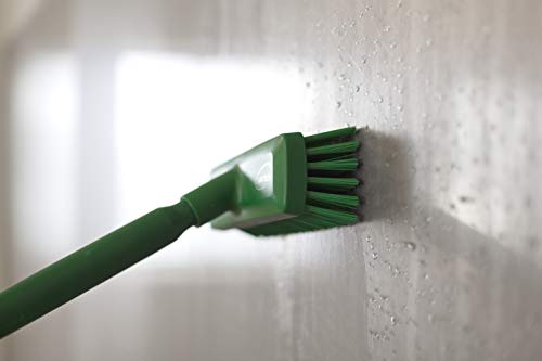 Vikan 70425 Compact Wall/Deck Scrub, Hard 8.858" White