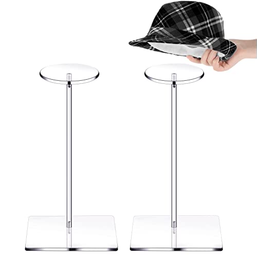 Yookeer 2 Set 12 Inch in Height Acrylic Stand, Square Bottom - color: 12 Inch in Height, style: Square Bottom