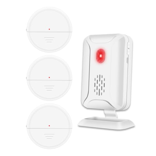 GreenCycle Radar Motion Sensor, Ring Door Sensor (1Receiver 3Sensor)