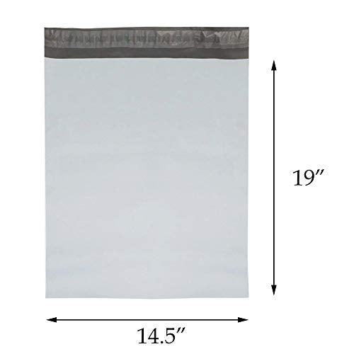 9527 Product Poly Mailers 14.5x19 Envelopes Shipping Bags Self Sealing, 4000 Bags - color: White, size: 14.5"x19"|4000Pcs