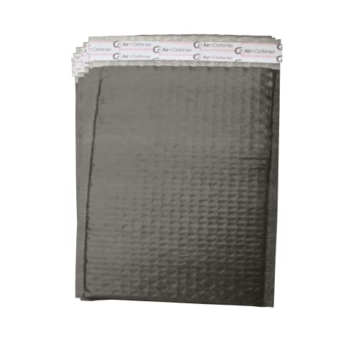 AirnDefense 200 pcs #5 10.5x16 Black Padded Envelopes - Poly Bubble Mailers (Pack of 200)