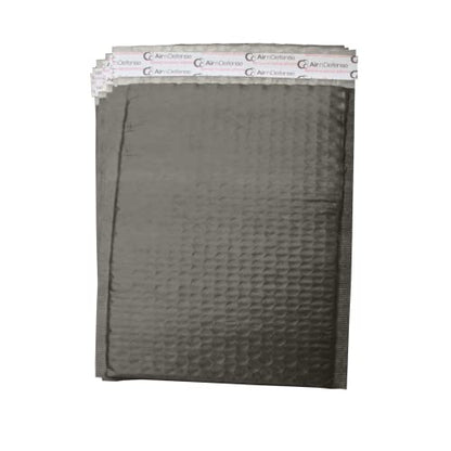 AirnDefense 200 pcs #5 10.5x16 Black Padded Envelopes - Poly Bubble Mailers (Pack of 200)