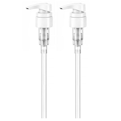 Vigor Path Dispenser Pump for Plastic Bottles, 28/410 Neck Finish - color: White - Pack of 2