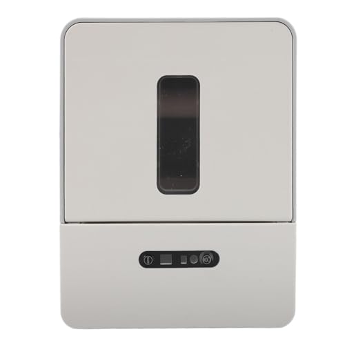 CCYLEZ Automatic Touchless Paper Towel Dispenser - Wall Mount SensorActivated Night Light HandsFree Paper Roll Dispenser for Bathroom, Kitchen, & Hotel (Gray) - color: Gray