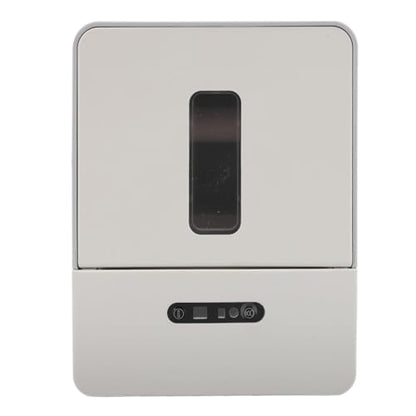 CCYLEZ Automatic Touchless Paper Towel Dispenser - Wall Mount SensorActivated Night Light HandsFree Paper Roll Dispenser for Bathroom, Kitchen, & Hotel (Gray) - color: Gray