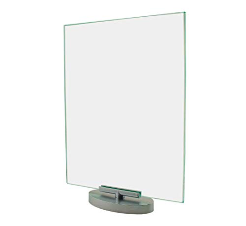 2 Pack Rotating Sign Holder 8.5" x 11" Double Side Swivel Ad Frame Menu or Event Announcement Counter Top Promotions Advertisement Holders Acrylic Clear by Marketing Holders