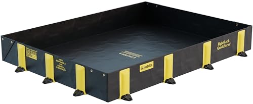 Justrite Rigid-Lock QuickBerm®, 6' x 8' x 12" - size: 6' x 8'
