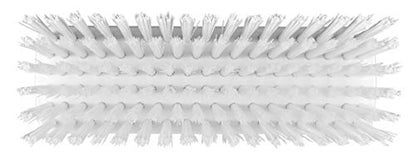 Vikan 70425 Compact Wall/Deck Scrub, Hard 8.858" White