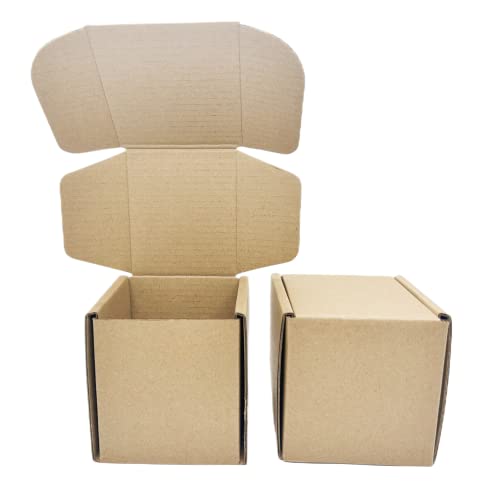 Small Cardboard Boxes 3x3x3 inches Double Wall Mini Mailing Box 20 Pack