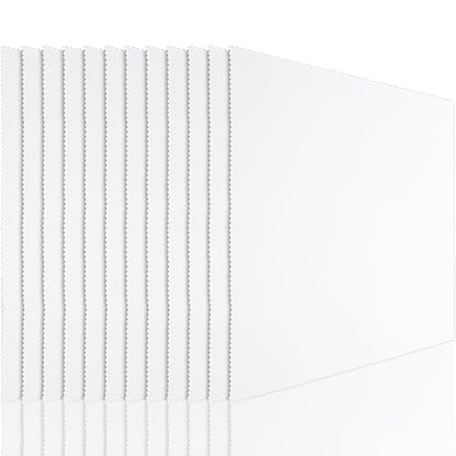 Frienda 12 Pack Large Glass Cleaning Cloth, White - color: White
