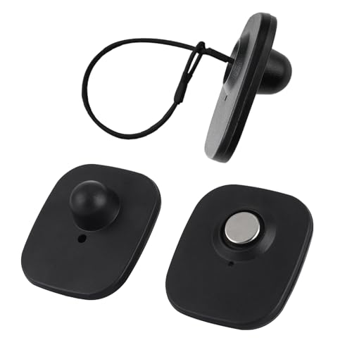 250Pcs 8.2M RF Clothing Security Tag 250 Pin 100 Lanyard for Retail EAS - color: 250PCS Black