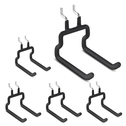 Utility Heavy Duty Pegboard Hooks, 5Pack Peg Board Accessories Tool Hangers - style: 5 Pack