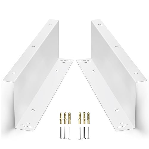 Cash Drawer Under Counter Mount Brackets 2.6 x 16.3 x 4.1 inches - White - color: White, size: 16 Inches (1 Pack)