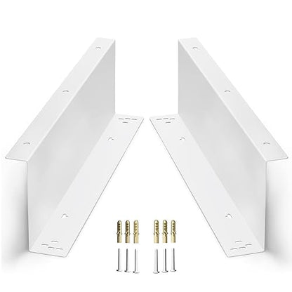 Cash Drawer Under Counter Mount Brackets 2.6 x 16.3 x 4.1 inches - White - color: White, size: 16 Inches (1 Pack)