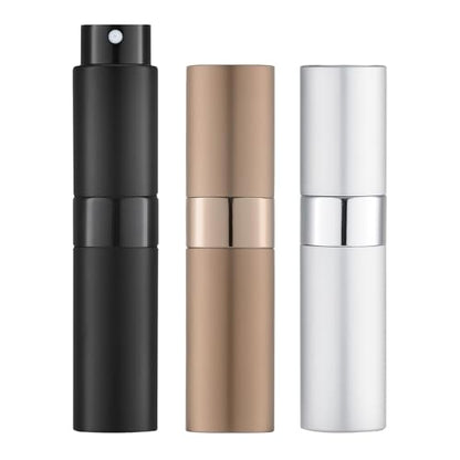 LISAPACK 8ml Travel Perfume Bottle Refillable, 3 PCS Cologne Atomizer Spray - color: 3 Color7