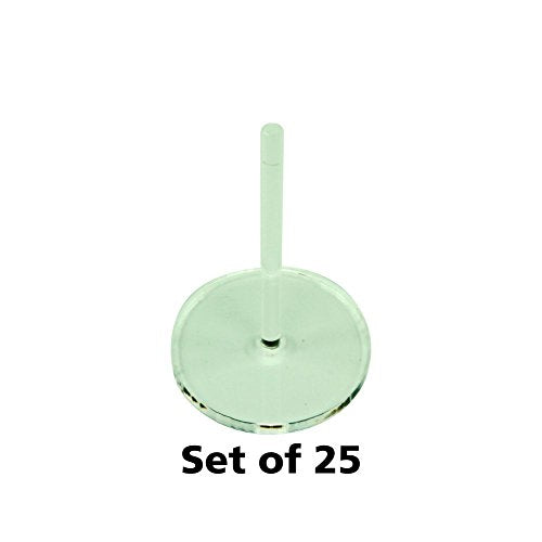 LITKO 30mm Round Flight Stands | Compatible with Warmachine | Clear - size: 30mm