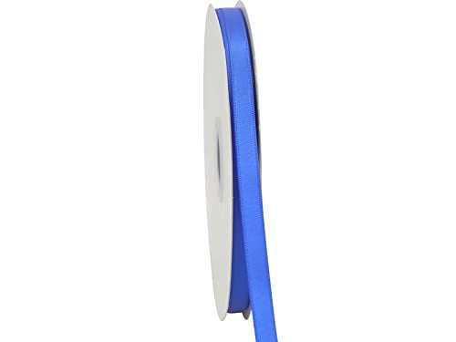 3/8" Royal Blue Double Face Satin Ribbon 100yd for Gifts - color: Royal Blue, size: 3/8 inch