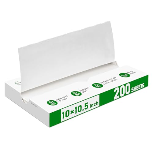 EcoDispose Precut POP UP Deli Paper Sheet, 200 Pack, 10" x 10.5", White - color: White, size: 10“x10.5”